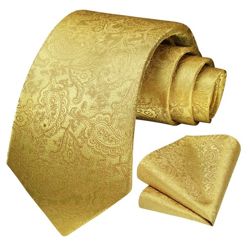 Herren paisley goldfarben - herren,