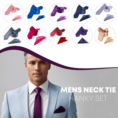 Weddecor herren satin krawatte - weddecor,
